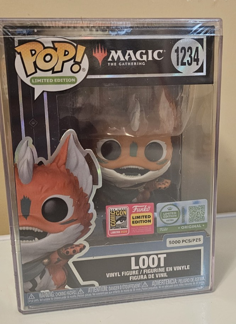 SDCC 2026 Funko Pop Loot #1234 Comic Con Sticker LE5000 Exclusive IN HAND